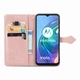 Чехол Vintage для Motorola Moto G30 книжка кожа PU с визитницей розовый - изображение 3