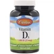 Витамин D Carlson Labs Vitamin D3, 25 mcg (1000 IU) 250 Soft Gels CAR-01452 - изображение 1