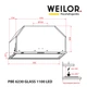 Вбудована витяжка WEILOR PBE 6230 GLASS WH 1100 LED - изображение 13