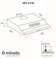 Вытяжка плоская Minola HPL 6140 BL 630 - изображение 2