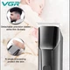 Машинка триммер беспроводной для стрижки волос и бороды VGR V-928 Pro Черная + Насадка - изображение 8
