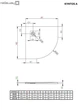 Душевой поддон RADAWAY Kyntos A 90x90 цвет цемент HKA9090-74 - изображение 4