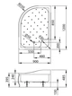 Душевой поддон RADAWAY Korfu E 120x90 4E91240-03R - изображение 2