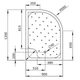 Душевой поддон RADAWAY Korfu E 120x90 4E91240-03L - изображение 2