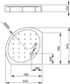 Душевой поддон RADAWAY Rodos B 90x90 Compact 4D99155-03 - изображение 2