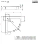 Душевой поддон RADAWAY Doros A Compact 80x80 SDRA8080-05 - изображение 2
