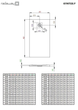 Душевой поддон RADAWAY Kyntos F 210x70 цвет черный HKF21070-54 - изображение 2