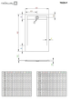 Душевой поддон RADAWAY Teos F 210x80 цвет антрацит HTF21080-64 - изображение 2