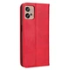Чехол-книжка Deexe Retro Style для Motorola Moto G32 - Red - изображение 3