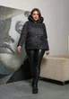 Куртка жіноча демісезонна з капюшоном MODA 00105 3XL (54) Чорний (M -00105 /1 D) - зображення 2