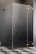 Душова кабіна RADAWAY Essenza Pro Gold KDJ 80Rx75x200 10097080-09-01R+10098075-01-01 в комплекті без піддону - зображення 1