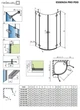 Душова кабіна RADAWAY Essenza Pro PDD 100Lx90Rx200 10095100-01-01L+10095090-01-01R в комплекті без піддону - зображення 2
