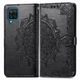 Чехол Vintage для Samsung Galaxy A12 2021 / A125 книжка кожа PU с визитницей черный - изображение 2