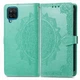 Чехол Vintage для Samsung Galaxy M12 2021 / M127 книжка кожа PU с визитницей бирюзовый - изображение 2