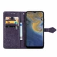 Чехол Vintage для ZTE Blade A51 книжка кожа PU с визитницей фиолетовый - изображение 3
