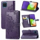 Чехол Vintage для Samsung Galaxy M12 2021 / M127 книжка кожа PU с визитницей фиолетовый - изображение 1