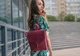 Рюкзак женский винтажная кожа Berty 75-4258 мини Коньяк - изображение 6