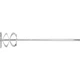 Миксер Vorel спиральный оцинкованный SDS-Plus (Ø= 80 мм) l= 400 мм (09096) - изображение 2
