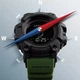 Мужские тактические часы Skmei 1356 Compass Хаки (с компасом) для военных - изображение 3