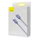 Кабель зарядки Baseus CAJY000205 (20W) (1.2M) для пристроїв Apple Type-C (USB-C) to Lightning для iOS пристроїв iPhone Пурпурний - изображение 2