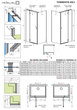 Душова кабіна RADAWAY Torrenta KDJ 90x90x195 132202-01-01L в комплекті без піддону - зображення 5