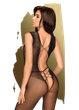 Бодистокинг комбинезон с глубоким вырезом на спине Penthouse Forbidden Fruit Черный XL - изображение 2