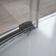 Душевая кабина RADAWAY Idea Black PDD 80Lx90Rx200 стекло прозрачное черный профиль 387139-01-01 + 387150-54-01 - изображение 8