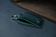 Брелок №3 Шкіра Італійський Краст колір Зелений - зображення 2