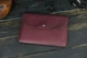 Кожаный чехол для MacBook Дизайн №35, натуральная кожа итальянский Краст, цвет Бордо - изображение 2
