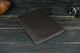 Кожаный чехол для MacBook Дизайн №1 с войлоком, натуральная кожа итальянский Краст, цвет Кофе - изображение 3