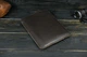 Кожаный чехол для MacBook Дизайн №1 с войлоком, натуральная кожа итальянский Краст, цвет Кофе - изображение 4