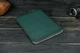 Кожаный чехол для MacBook Дизайн №1 с войлоком, натуральная кожа итальянский Краст, цвет Зеленый - изображение 4