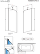 Стеклянная шторка для ванны RADAWAY Torrenta PNJ II 80 1201101-101L левая - изображение 2
