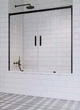 Скляна шторка для ванни RADAWAY Idea Black PN DWD 150 10004150-54-01 - зображення 1