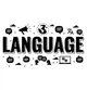 Виниловая наклейка Language (наклейка для декора кабинета английского языка школа НУШ) матовая 1200х650 мм - изображение 2