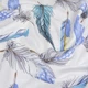 Комплект постельного белья MirSon Satin print Elit Azure Jay 143х210 (2200005611654) - изображение 6