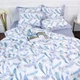 Комплект постельного белья MirSon Satin print Elit Azure Jay 143х210 (2200005611654) - изображение 10