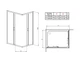 Душова кабіна RADAWAY Premium Plus D 100x80x190 скло коричневе 30434-01-08N в комплекті без піддону - зображення 4