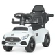 Детская каталка-толокар Bambi Racer M 4578-1 Белый Mercedes + родительская ручка + защитный бортик - изображение 2