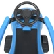 Детская каталка-толокар Bambi Racer M 4578-4 Синий Mercedes + родительская ручка + защитный бортик - изображение 4