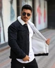 Куртка мужская джинсовая на меху I8 Denim батальная черная L - изображение 8
