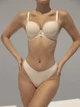 Комплект Moor Moor Jane 2087 Бюстгальтер Push Up и трусики стринги Бежевый 80В/M (927613) - изображение 1