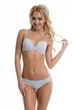 Комплект Lemila Swetty 35679 Бюстгальтер 3D Push-Up и трусики стринги Серый 85B/L (22828) - изображение 1