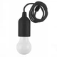 Декоративный светильник светодиодная лампочка на шнурке от батареек UKC Led lamp 15418 черный - изображение 2