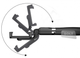 Монопод-штатив Appexel Selfie Stick L01 black для телефону, фотоапарата, екшен камери - зображення 2