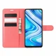 Чохол книжка з кишенями для карт на Xiaomi Redmi Note 9s / Note 9 Pro Червоний (085316) - зображення 2