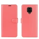 Чохол книжка з кишенями для карт на Xiaomi Redmi Note 9s / Note 9 Pro Червоний (085316) - зображення 5