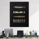 Картина Холстович Narcos Attributes 30x40 см. Мотиваційна картина з грошима в офіс, вітальню, спальню, інтер'єрна - зображення 4