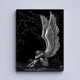 Картина Холстович Sad Angel Black 30x40 см. Интерьерная картина с ангелом в офиса, гостиную, спальню - изображение 5