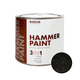 Эмаль молотковая Biodur Hammer Paint 3 в 1 черный 2.1л - изображение 1